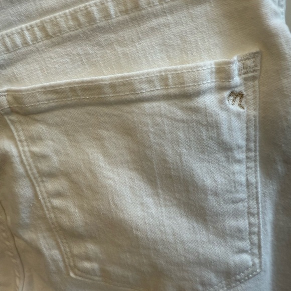 ❣️🆕Madewell 9" High-Rise Skinny Crop White Jeans Destructed Edition❣️ - Picture 7 of 11